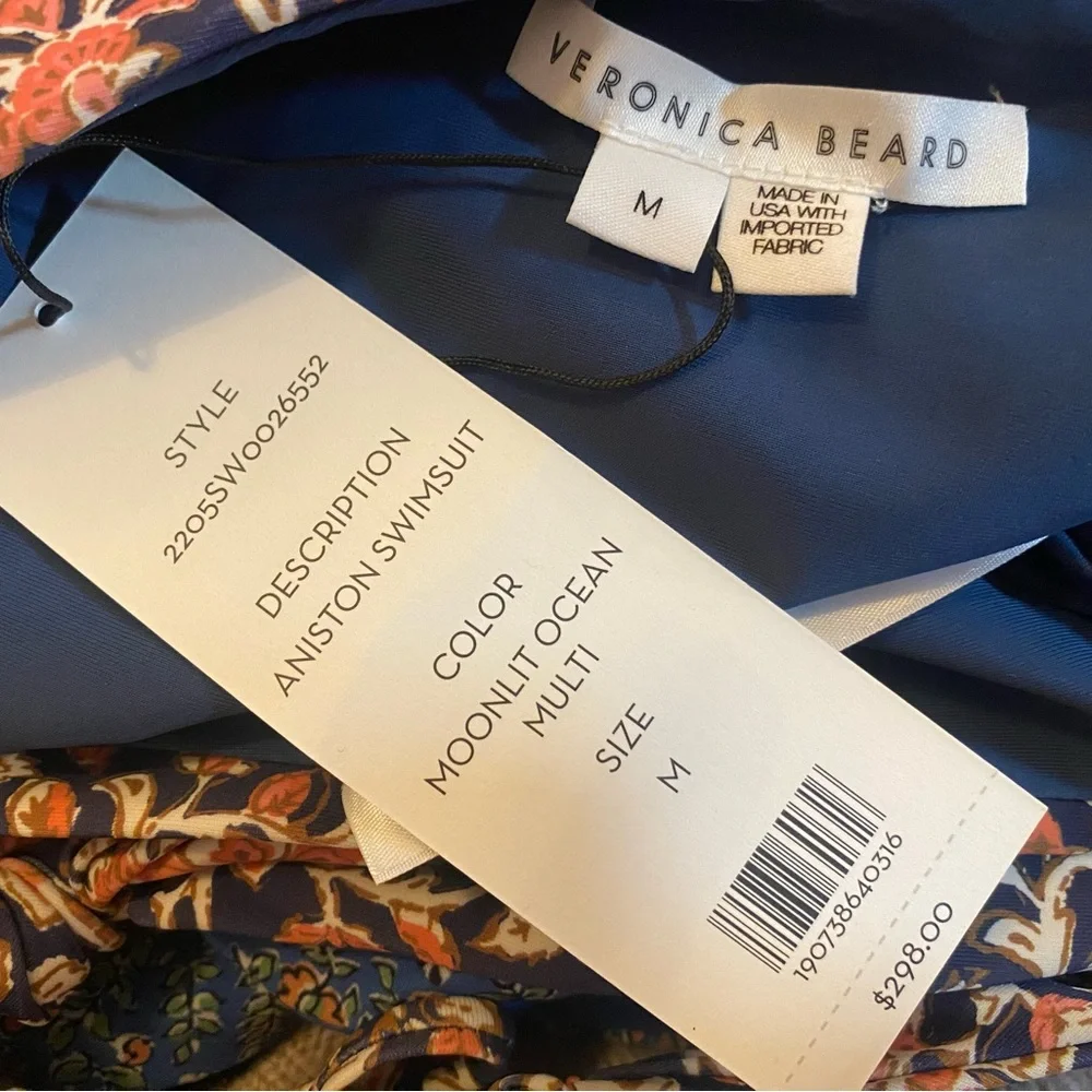 NWT VERONICA BEARD “Aniston” Swimsuit - Size Medium